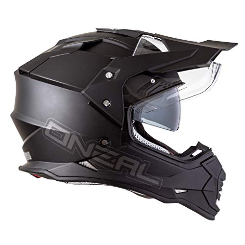 O'Neal unisex adult Full-face-helmet-style Sierra II Helmet Flat Black M 57 58cm , Black, Medium US
