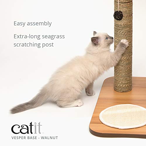 Vesper Cat Tree, Base, Walnut, 52042
