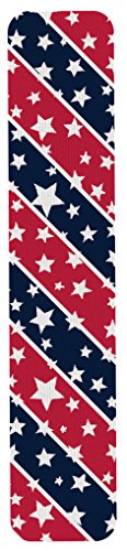 Mueller Sports Medicine Kinesiology Tape I-Strip Roll (20 Strips), Stars and Stripes, 2' x 9.75'