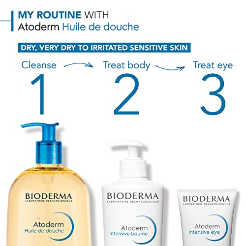 Bioderma - Atoderm - Cleansing Oil - Face and Body Cleansing Oil - Soothes Discomfort - Cleansing Oil for Very Dry Sensitive Skin