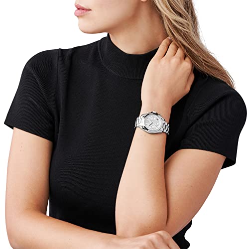 Michael Kors Women's Mini Bradshaw Silver-Tone Watch MK6174