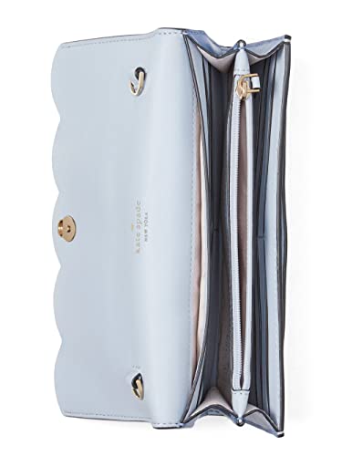 Kate Spade Gemma Wallet On Chain Leather Crossbody Bag Purse Handbag (Fresh Blueberry)