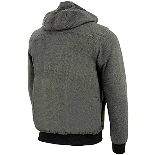 Large Milwaukee Performance-Men's Heated Hoodie w/FrontandBack Heating Elements-BATTERY PACK INCLUDED-GREY