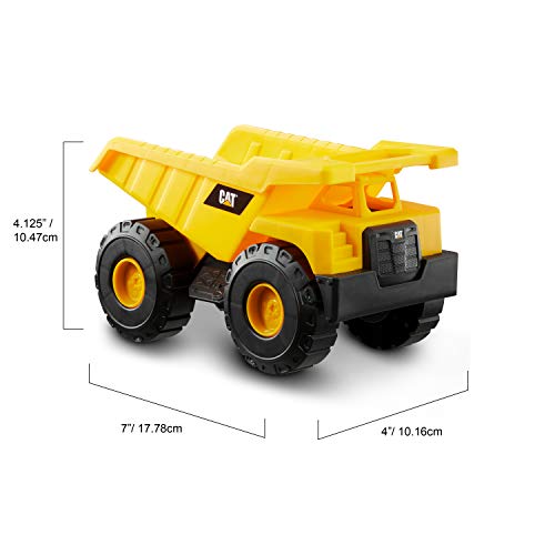 Cat Construction 7' Dump Truck, Loader and Excavator toys Combo Pack Yellow