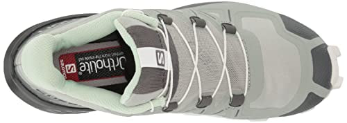 Salomon Speedcross 5 Trail Running Shoes for Women, Wrought Iron/Spray/White, 6.5