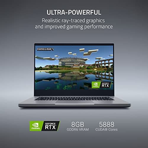 Razer Blade 14 Gaming Laptop: AMD Ryzen 9 6900HX - NVIDIA GeForce RTX 3070 Ti - 14' QHD 165Hz - 16GB DDR5 RAM - 1TB PCIe SSD - Windows 11 - Ultra-Thin - CNC Aluminum - Chroma RGB - Mercury