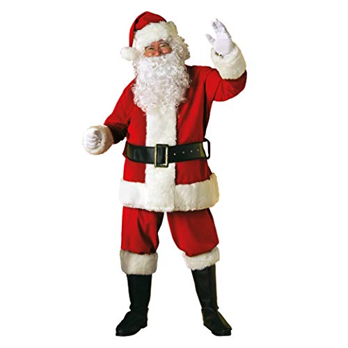 Rubie's Deluxe Regal Santa Claus Suit, Red, Standard