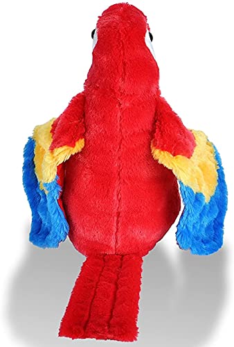 Wild Republic Scarlet Macaw Plush, Stuffed Animal, Plush Toy, Gifts for Kids, Cuddlekins 12 Inches
