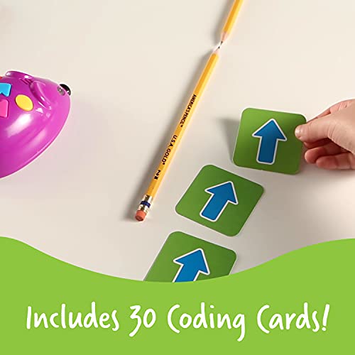 Learning Resources Code and Go Robot Mouse - 31 Pieces, Ages 4+, Coding STEM Toys, Screen-Free Coding Toys for Kids