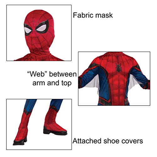 Rubie's Marvel Spider-Man Far from Home Child's Spider-Man Costume and Mask, Small,Red/Blue