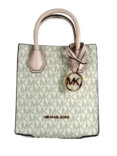 Michael Kors Mercer Extra-Small Pebbled Leather Crossbody Bag (PWD BLSH MLT)