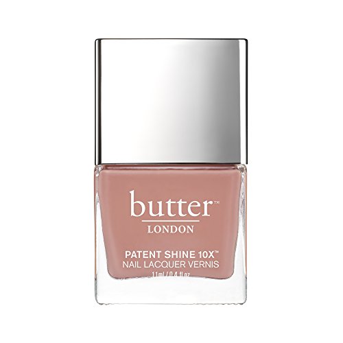 butter LONDON Patent Shine 10X Nail Lacquer, Gel-Like Finish, Chip-Resistant Formula, 10-Free Formula, Cruelty-Free, Polymer Technology, Mum's the Word