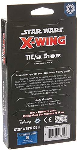 Star Wars X-Wing 2nd Edition Miniatures Game TIE/sk Striker EXPANSION PACK | Strategy Game for Adults and Teens | Ages 14+ | 2 Players | Average Playtime 45 Minutes | Made by Atomic Mass Games