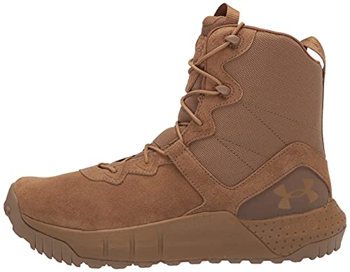 Under Armour Men's Micro G Valsetz Lthr Military and Tactical Boot, Coyote (200)/Coyote, 7 M US