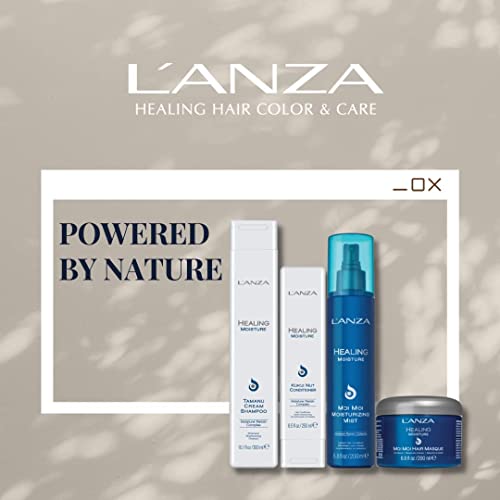 L'ANZA Healing Moisture Kukui Nut Conditioner, Renews Strength, Replenishes Moisture, for a Perfect Silky Look,Suitable for All Hair Types (8.5 Fl Oz)