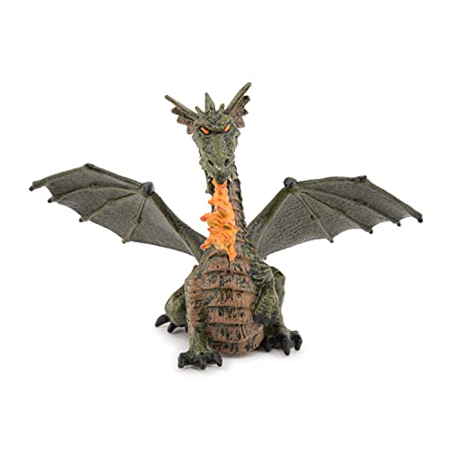 Winged Dragon with Fire (Winged Blue or Green Dragon; Colors may vary)