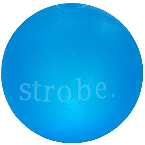 Planet Dog Orbee-Tuff Strobe Ball Blue Light Up LED Dog Toy