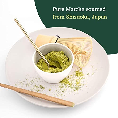 VAHDAM, Matcha Green Tea Powder SUPERFOOD (12 Servings) 100% Pure Authentic Japanese Matcha Powder, Classic Culinary Grade Green Tea Matcha 137x Anti-OXIDANTS | Matcha Latte Mix, Smoothies and Recipes, 25g