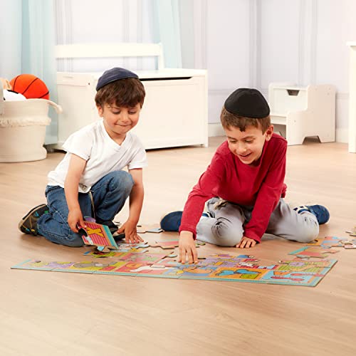 Melissa and Doug Natural Play Giant Floor Puzzle: ABC Animals (35 Pieces)
