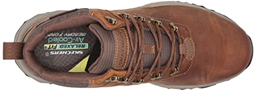 Skechers USA Men's Men's 204484 Ankle Boot, Dark Brown, 10.5
