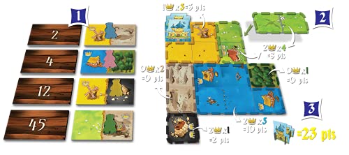 Blue Orange Games Kingdomino Award Winning Family Strategy Board Game