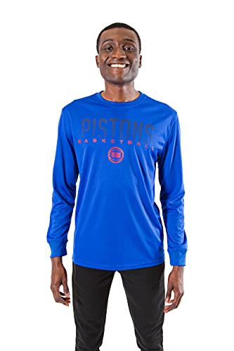 Ultra Game -NBA Men's Active Long Sleeve Pullover T-Shirt