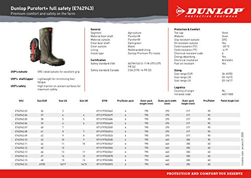 DUNLOP Mens Modern Industrial And Construction Boots, Green, Size 15 Us