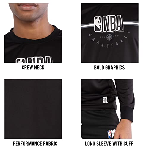 NBA Men's Super-Soft Active Long Sleeve T-Shirt