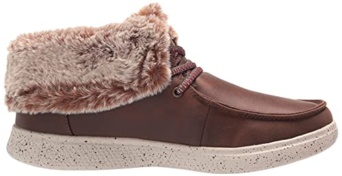 Skechers womens 113443 Fashion Boot, Brown, 8.5 US