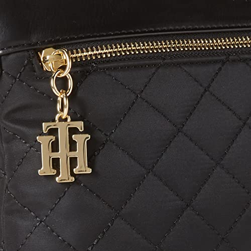 Tommy Hilfiger womens Charming Crossbody Bag, Black, One Size US