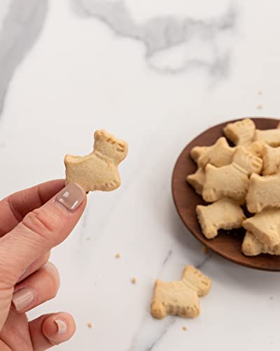 Walker's Shortbread Wee Scottie Dog Shaped Cookie Gift Tin, Pure Butter Shortbread Cookies, 7 Oz Tin