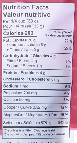 ELAN Organic Raw Brazil Nuts, 52 Oz, Non-GMO, Vegan, Gluten-Free