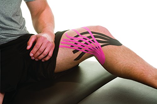 Mueller Sports Medicine Kinesiology Tape I-Strip Roll (20 Strips), Blue, 2' x 9.75'