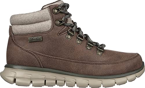 Skechers Women's Easy Going-Warm Escape Fashion Boot, Brown, 10