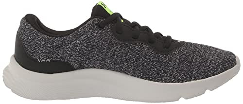 Under Armour Men's Mojo 2 Running Shoe, (007) Black/Black/Lime Surge, 11.5