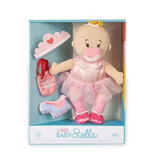Manhattan Toy Wee Baby Stella Tiny Ballerina 12' Soft Baby Doll Set