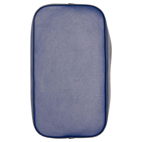 Calvin Klein Gabrianna Novelty Bucket Shoulder Bag, Medieval Blue Woven