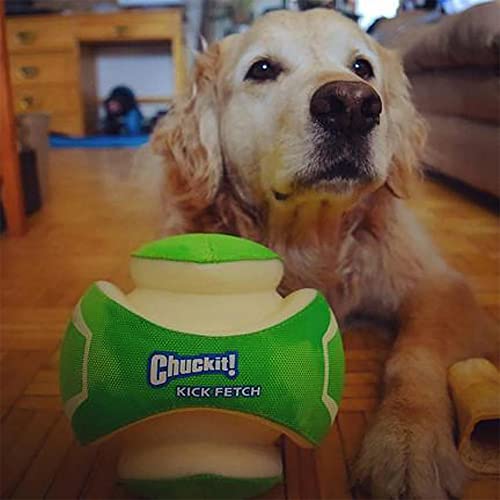Chuckit! Kick Fetch Max Glow Ball, Large (8 Inch) Glow in the Dark Dog Toy