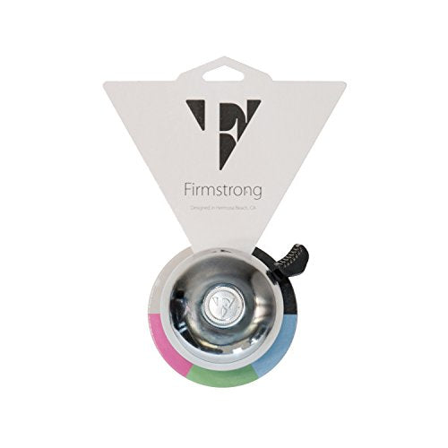 Firmstrong Classic Beach Cruiser Bicycle Bell, Chrome