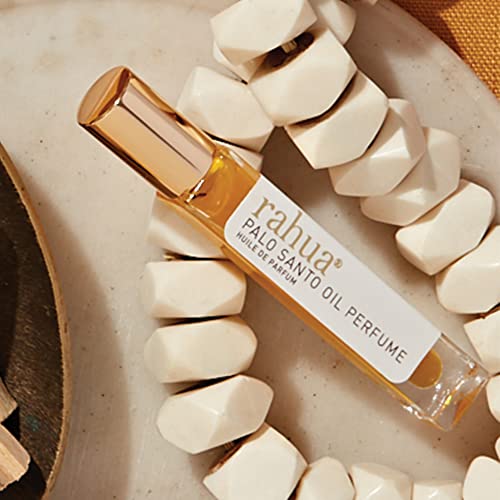 Rahua Palo Santo Oil Perfume 0.33 FL Oz, Botanical Essential Alcohol-free Oil Perfume, Fresh and Sophisticated Unisex Scent of Sacred Palo Santo, Sweet and Woodsy Oil Perfume