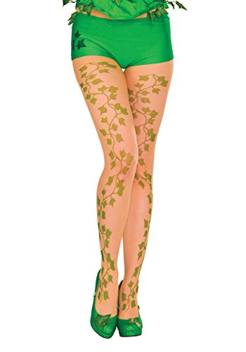 Rubie's womens DC Comics Poison Ivy Tights Party Supplies, Green, One Size US