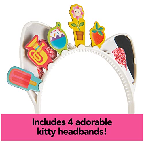 Gabby’s Dollhouse, Meow-Mazing Board Game Based on The DreamWorks Netflix Show with 4 Kitty Headbands, for Families and Kids Ages 4 and up