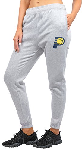 Ultra Game NBA Indiana Pacers Relax Fit Jogger, Heather Gray, X-Large