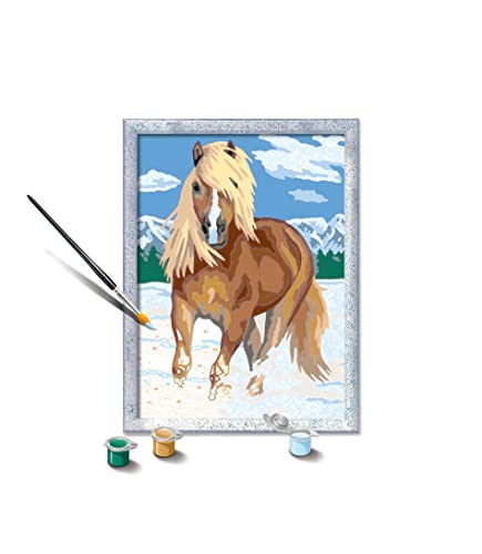 Ravensburger CreArt The Royal Horse Paint by Numbers Kit for Kids - Painting Arts and Crafts for Ages 9 and Up