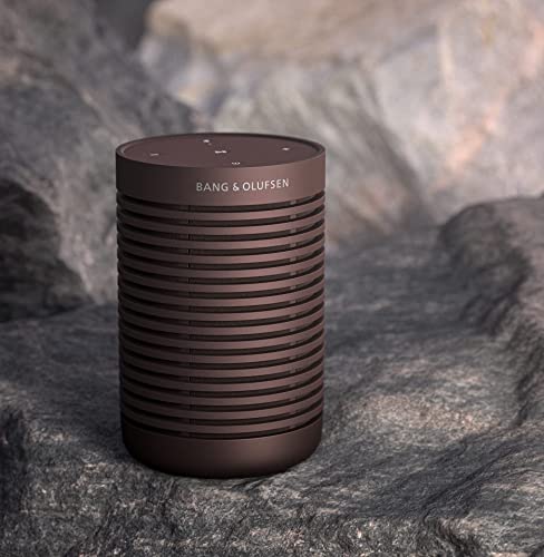 Bang and Olufsen Beosound Explore - Wireless Portable Outdoor Bluetooth speaker, IP 67 Dustproof and Waterproof, Chestnut