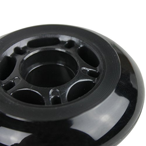 KSS Outdoor Asphalt Formula 89A Inline Skate X8 Wheels, Black, 80mm