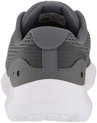 Under Armour Men's Surge 3 Sneaker, (102) Pitch Gray/White/White, 12
