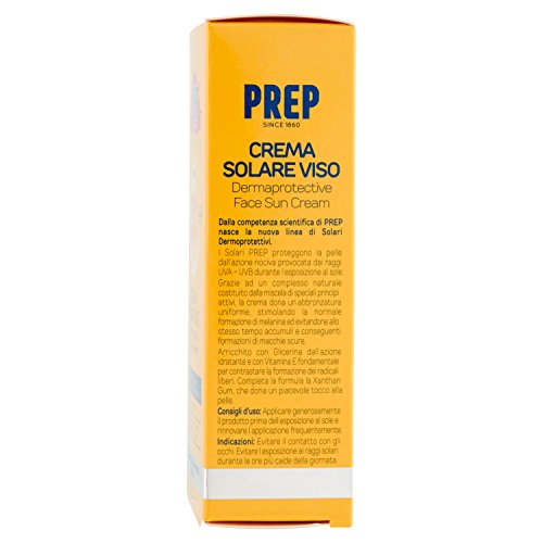 Prep Derma-protective facial sun cream spf 30 by prep for unisex - 1.7 oz sunscreen, 1.7 Ounce