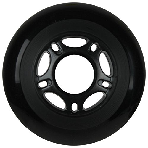 KSS Outdoor Asphalt Formula 89A Inline Skate X8 Wheels, Black, 80mm
