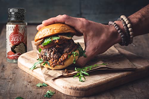 Sabatino Tartufi Truffle Zest Seasoning Hot, The Original All Purpose Gourmet Truffle Powder, Plant Based, Vegan and Vegetarian Friendly, Low Carb, 1.76 oz …